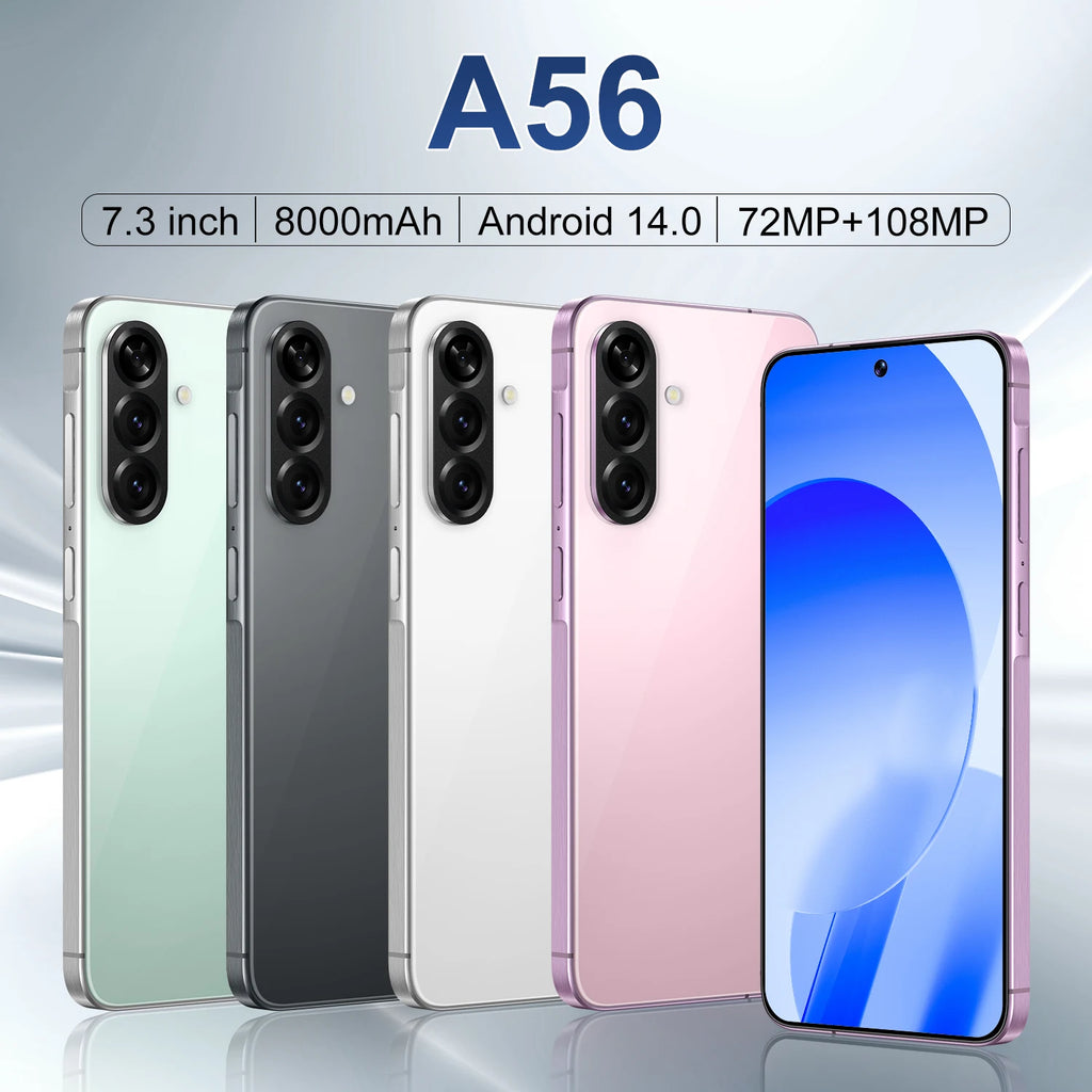Original Phones A56 Smartphones for A56 8+256GB 5G Dual SIM Cellphone Mobile Phone