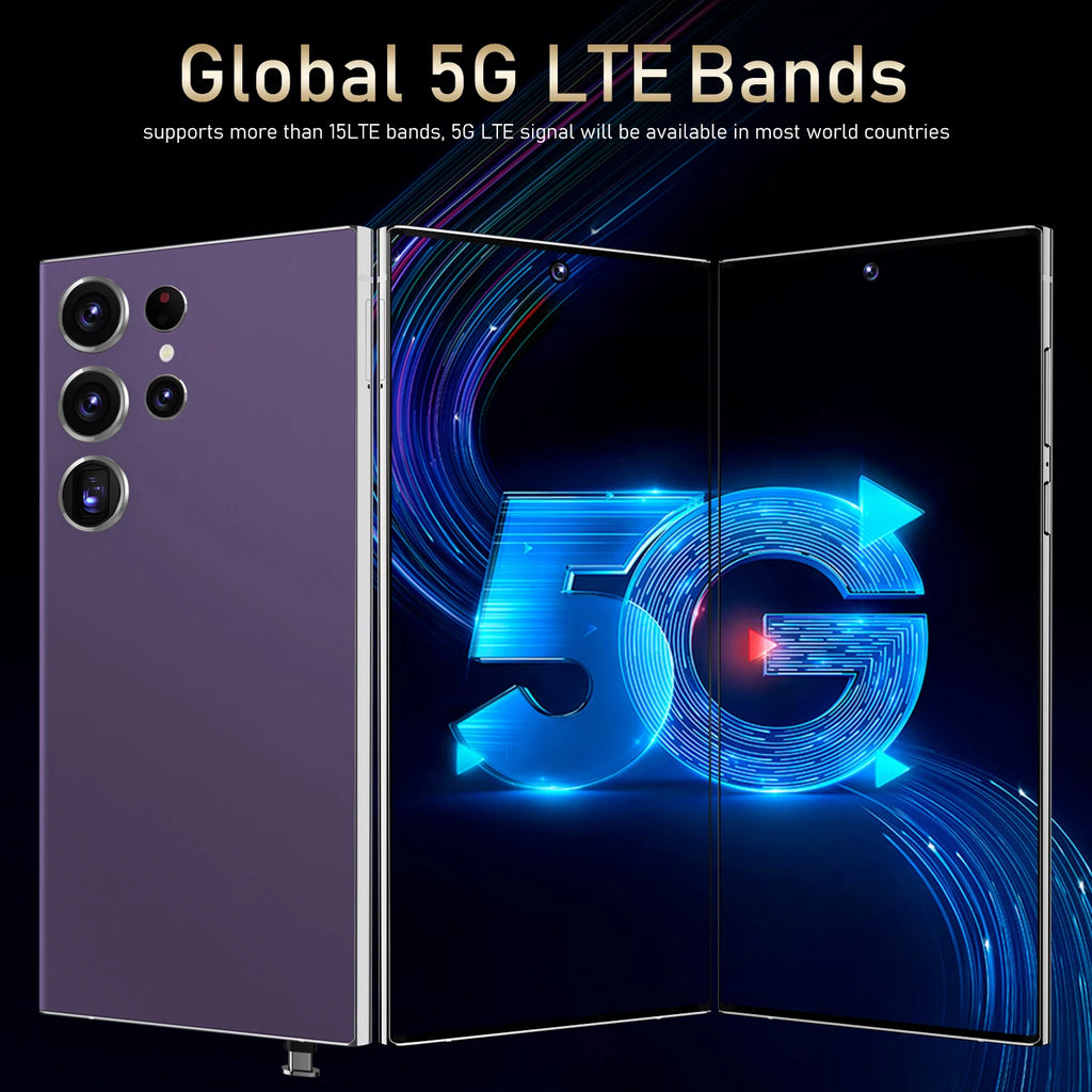 Cellphone S24 ultra 5g Smartphone Original Android Telephone S24 ultra Smartphones for 16GB+1TB 5G Mobile Phones Dual SIM