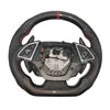 Wholesale New Products Perforated Leather Carbon Fiber Steering Wheel for Chevrolet Camaro Car Steering Wheel