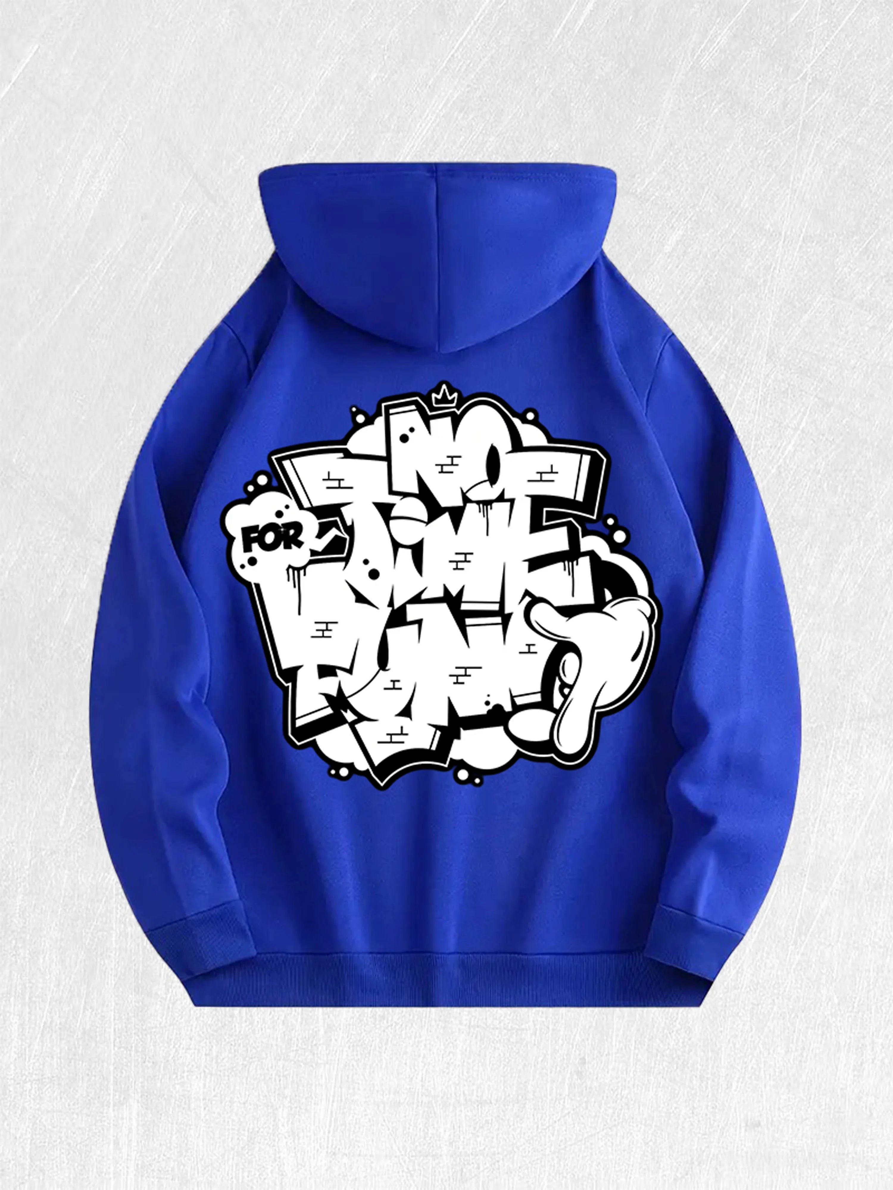 No Time for Boring Graffiti Hoodie 100% Cotton US Warehouse 7 Colors