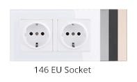 Coswall Luxury Crystal Tempered Glass Panel 1 Gang 1 Way Light Switch On / Off Wall Switch With LED Indicator 16A AC 250V