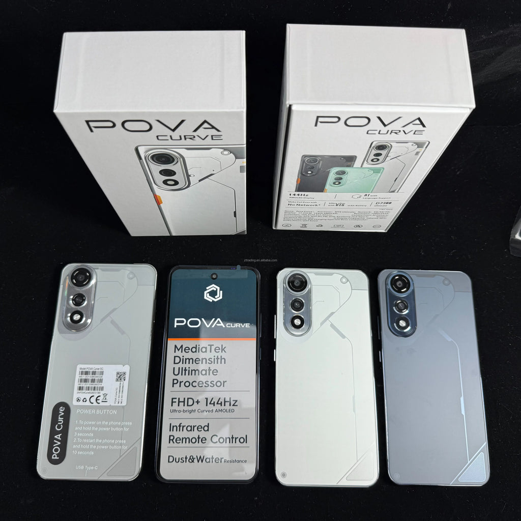 Hot Selling Popular 7.3inch Pova 7 16GB+1TB Smart Phone Mobile Phones 6800mAh Low Price