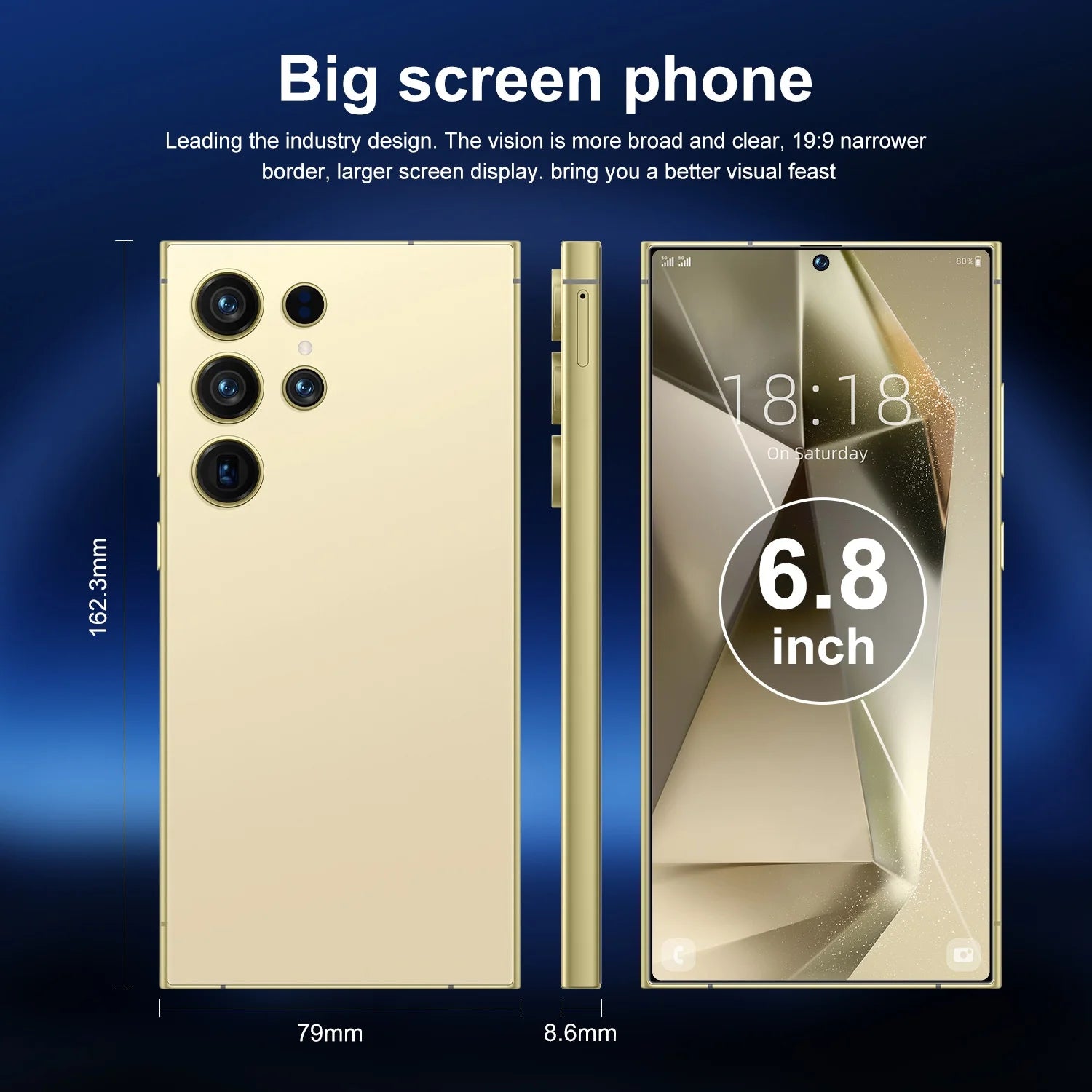 2025 New S25 Ultra 5G Android Smartphone Unlocked with Full HD Screen Dual SIM 16+1TB Storage LTE Cellular Low Price Cell Phones
