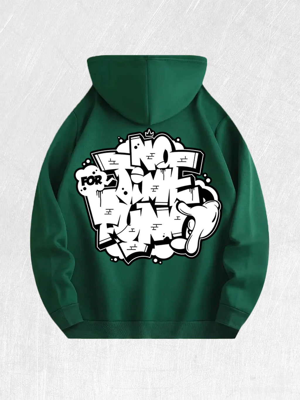 No Time for Boring Graffiti Hoodie 100% Cotton US Warehouse 7 Colors