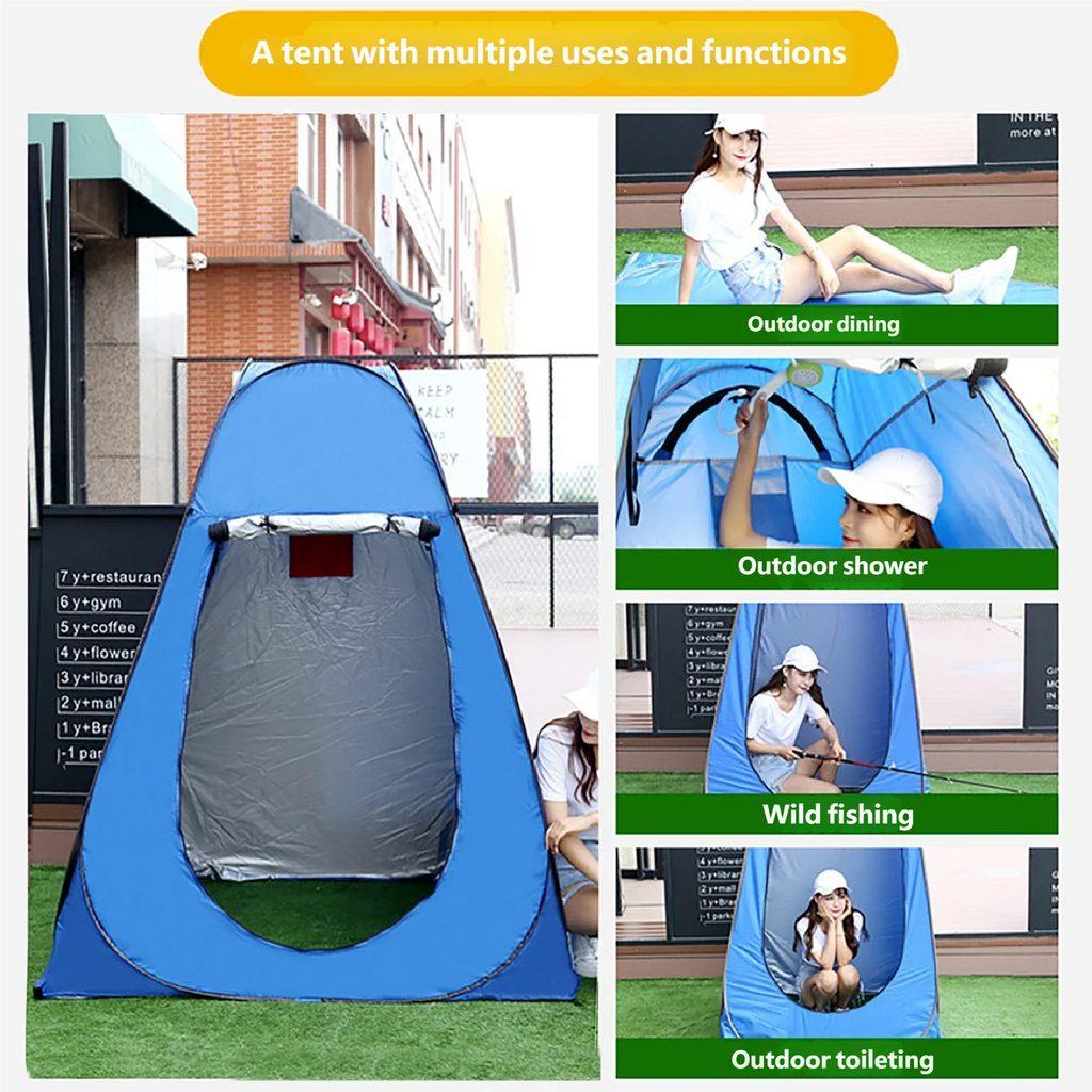 OEM/ODM Pop-Up Privacy Shower Tent | Portable Toilet Changing Tent | Camping Outdoor Waterproof 1000-1500mm Polyester Tents