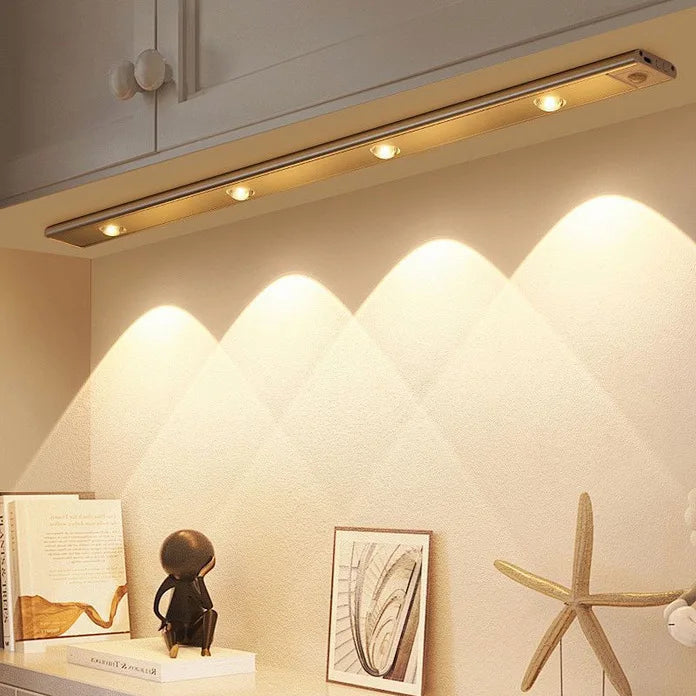 Ultra-thin Cat's Eye Hill Light Bar Human Motion Sensor Light Closet Wine Cooler Cabinet Lights