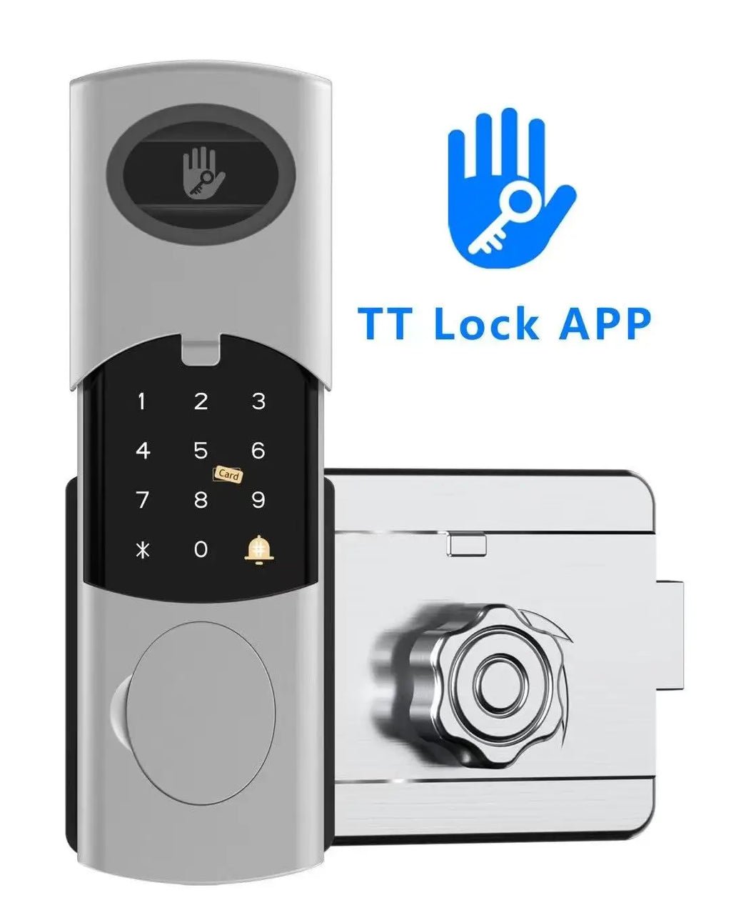 Intelligent Ttlock App Easy Installation Home Use Digital Smart Security Door Lock Wifi Password Fingerprint Lock