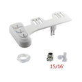 1PC ABS Bidet for Non-Electric Mechanical Bidet Toilet Seat Attachment Hot and Cold Water Spray Dual Nozzle