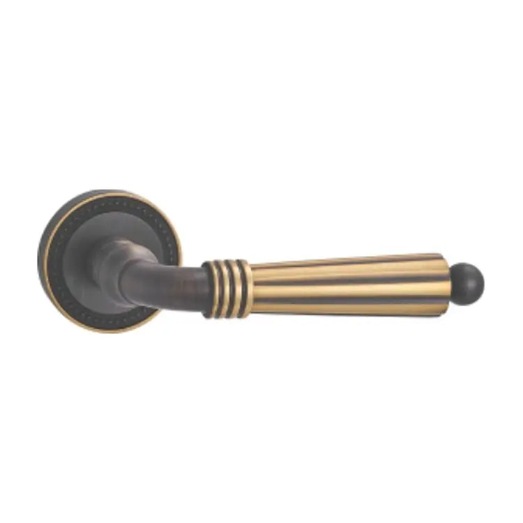 Luxury Villa Brass Handle Magnetic Mortise Door Lock Interior Bedroom Lever Door Handle With Lock
