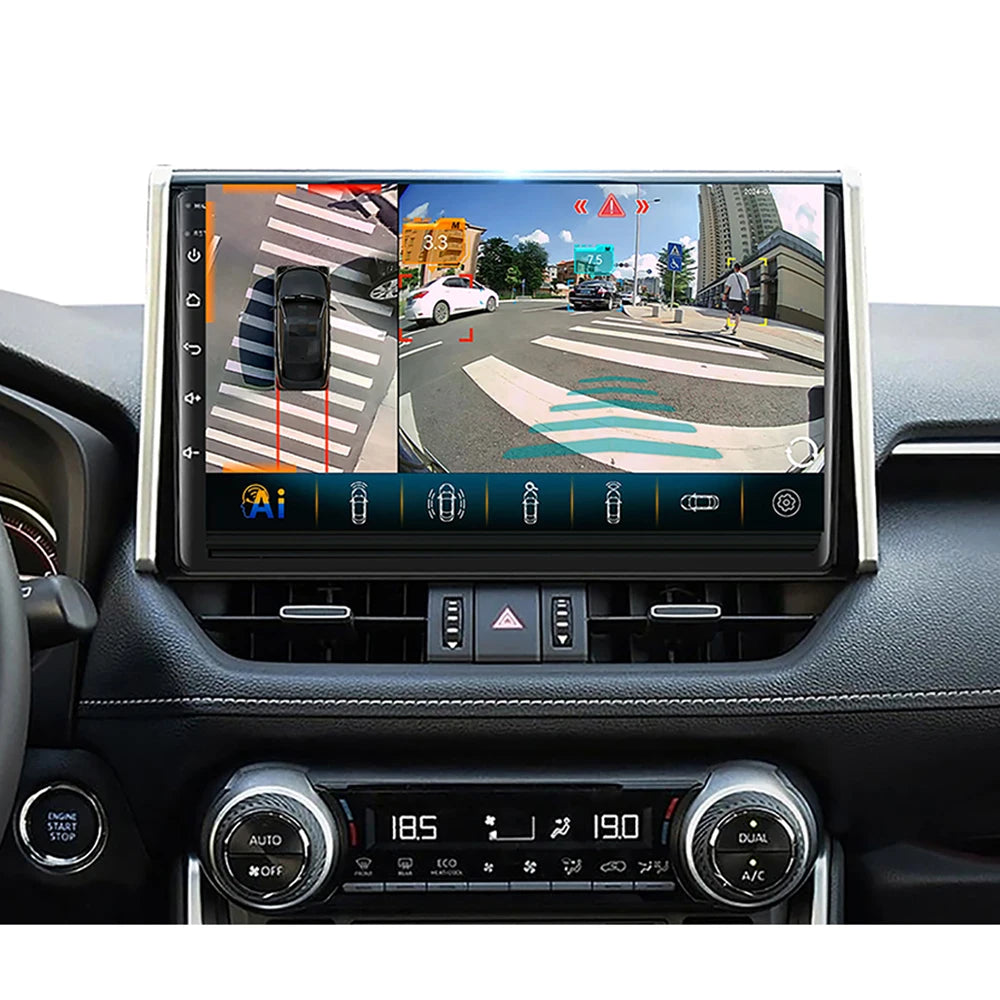 Super Night Vision 1080p 3D Car 360 Around View Camera System With Ai Function