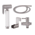 Watermark SUS304 Hand Sprayer Silicone Sleeve 1.2m Shower Hose 1/2\" Fx1/2\" Mx2 T-Valve Backflow Preventer for Bathroom Use