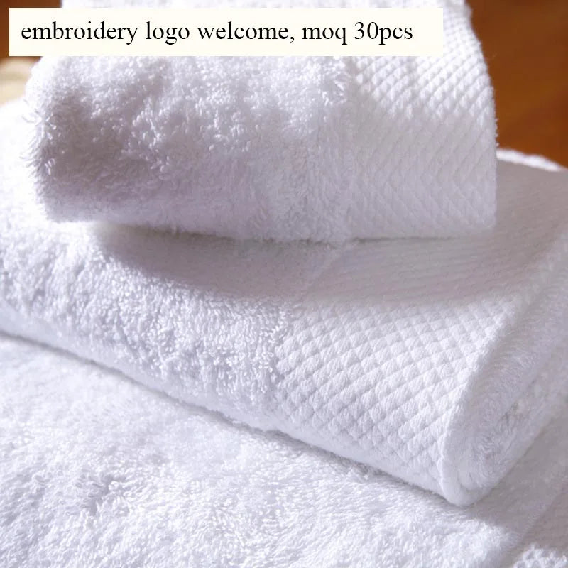 Toalla De Bano Asciugamano Da Bagno Viso in Cotone Machine Washable Embroidery logo Welcome Cotton Facial Bath Shower Towel