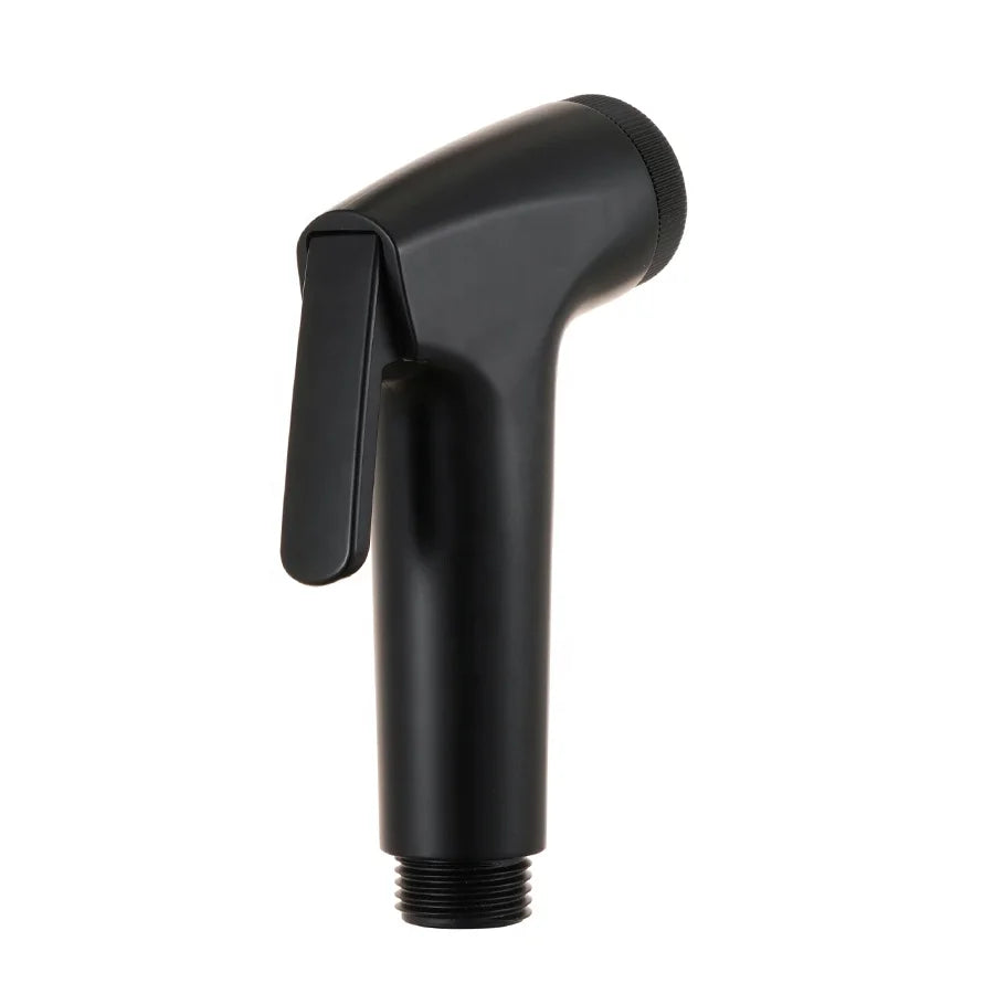 Chrome ABS Shower High Pressure Jet Cold Hot Hand Portable Black Shattaf Bidet Spray for Toilet