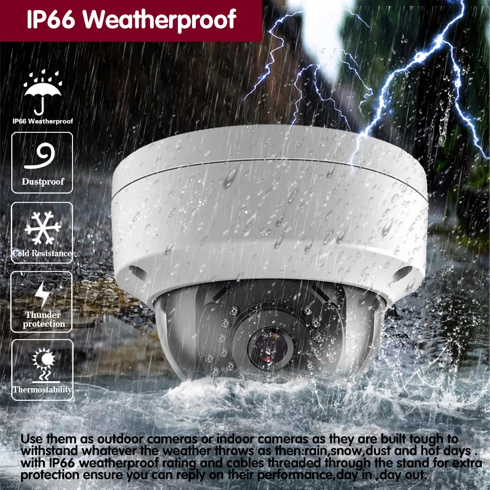 H.265 5MP Surveillance CCTV Camera BNC Waterproof Vandalproof 5MP HD Motion Detection IR Night Vision Dome AHD Security Camera