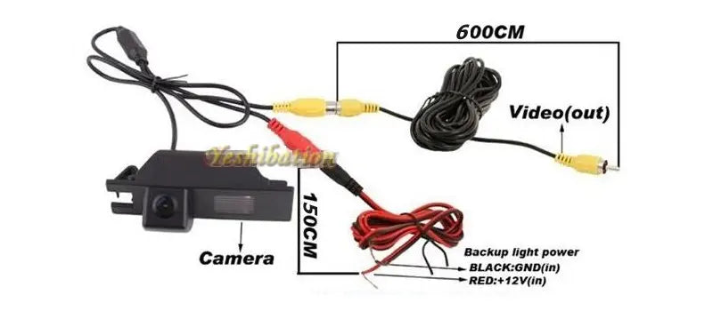 Car Parking Camera For Fiat Grande Punto Fiat Punto Evo Fiat Avventura 3D 5D hatchback / Rear View Camera / License Plate Camera