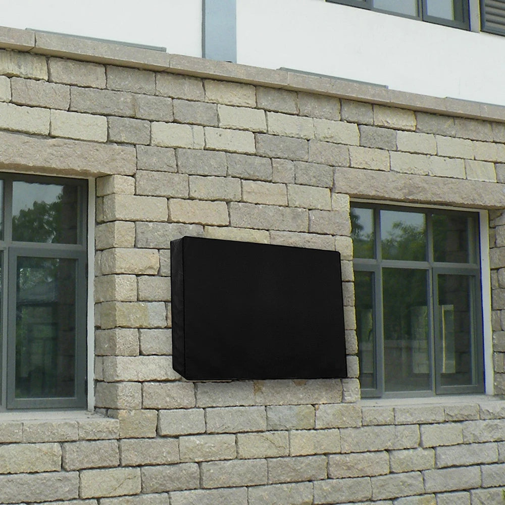 Weatherproof Dust-proof Outdoor TV Cover Beige 70" 75" 40" 46" 50" 55" 60" 65" Protect TV Screen Garden Patio Outdoor TV Cover