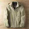 Hot Sale Winter Men's Windproof Waterproof Fleece Lined Zip up Soft Shell Jacket Oversize Warm Hooded Coat Jacket
