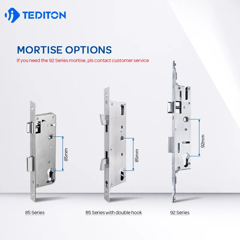 Intelligent Door Lock European 92 Mortise TTlock Tuya Intelligent Door Lock System Intelligent Fingerprint Lock