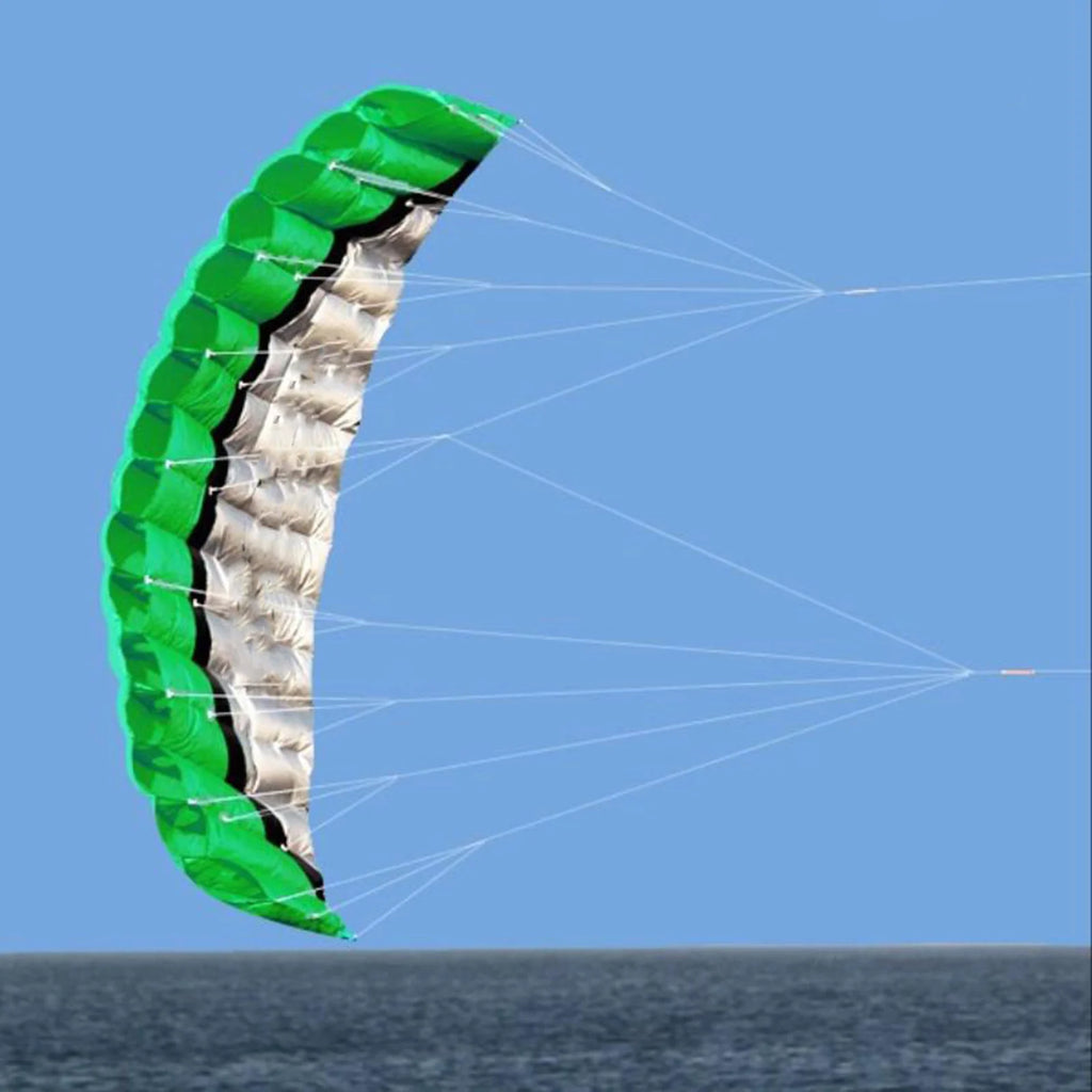 Adults Kitesurfing Trainer Kite Wing, Durable Beach Summer Double Lines Trick Kites , Outside Stunt Toys Sport Flying Wing