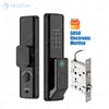Tediton Biomatric Fingerprint Reader Digital Keyless Tuya Smart Life Lock Safety Smart Door Lock