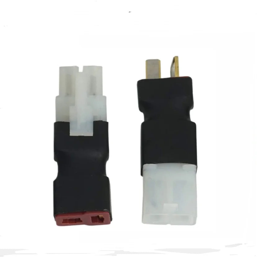 2 Pcs Deans T Plug Style to Tamiya MPX Mini Tamiya Female Male Adapter Wireless Connector Plug for RC FPV Drone Car Lipo Battery