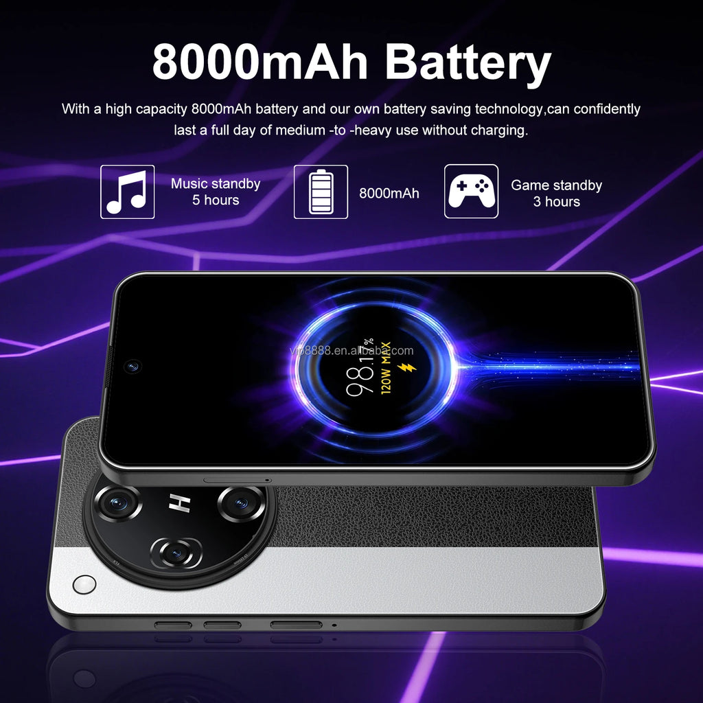 Real High Quality M15 Ultra Smartphone Android 15 5G Dual SIM Unlocked Version 7.3 Inch M15 ultra Mobile Phones