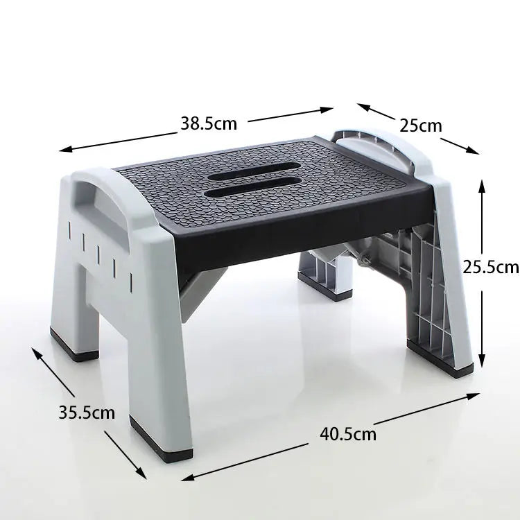 400-LBS Durable Heavy Duty Non-Slip Portable Folding Foot Shower Seat Modern Design Stepping Stool Adults Kids Bathroom