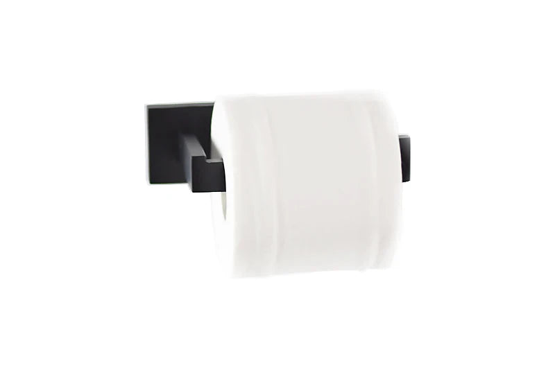 Matt Black Bathroom Hardware Set Kit Accessories Wall Shelf Towel Bar Rack Rail Robe Hanger Toilet Brush Roll Paper Holder Dish