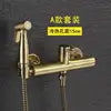 Modern Design Toilet Wall Mount Bidet Sprayer System Stainless Steel Eco-Friendly Hand Held Spray Shattaf Set with Hose
