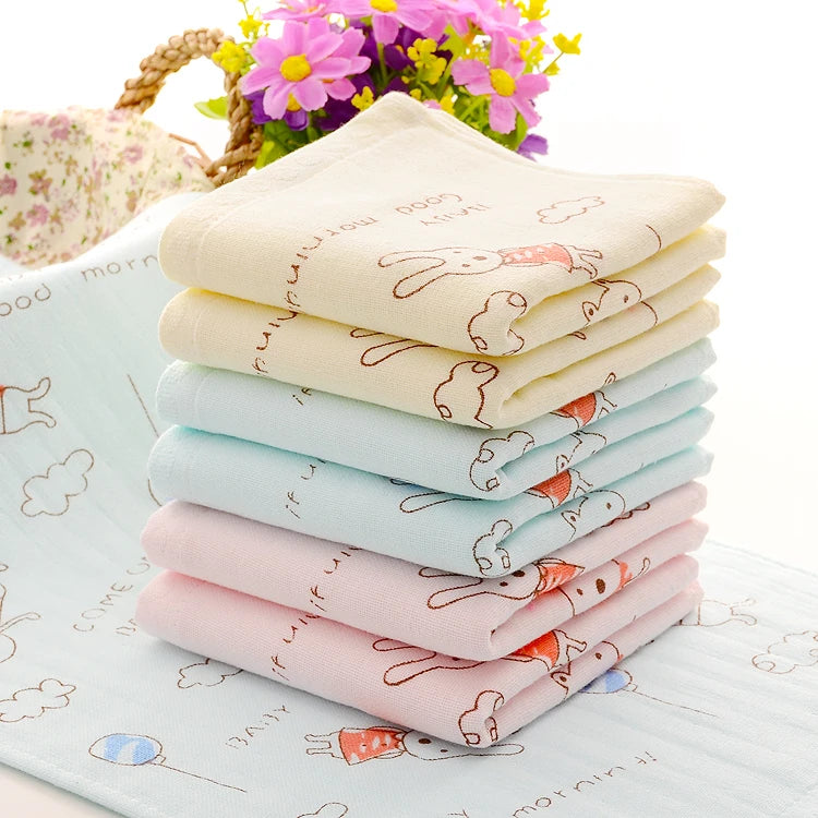 Skin Friendly Soft Hypoallergenic Quick Dry Cotton Woven Kids' Towel Dog Pattern Lightweight Eco-Friendly for Home Shower