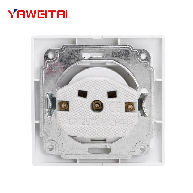 European Electrical 250V 10A/16A 1 Gang Socket French Style Waterproof Wall Socket