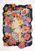 Creative Rugs Modern Wool Irregular Shape Customized High Quality Hand Tufted Flower Print Non-Slip Washable Latex Medium Rug