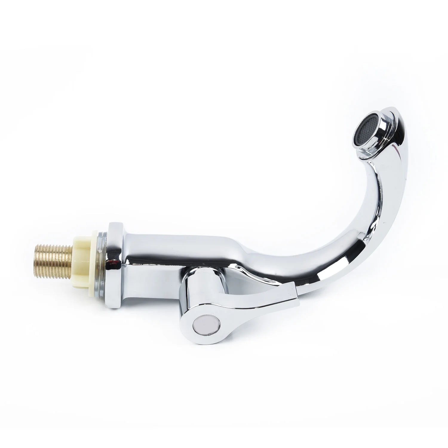 1 Chrome Plated Single Cooling Faucet, Single Hole Easy To Install, Suitable for Bathroom and Kitchen
