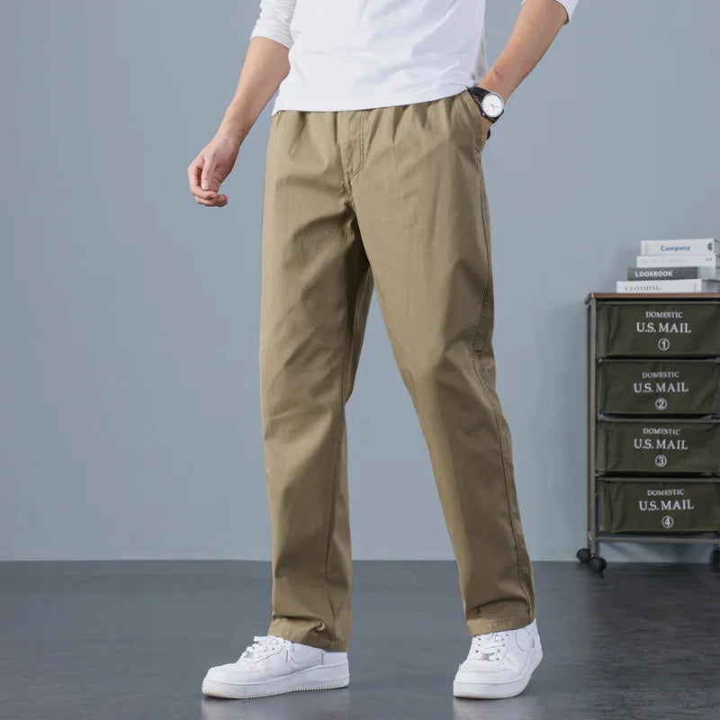 Summer High Quality Casual Thin Slim Chino Pants Mens Wholesale Men Business Trousers