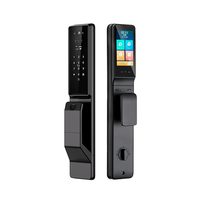 2025 New Tuya T31 Smart Door Lock 3D Face Recognition Real Time Video Built in HD Camera Tuya WIFI Smart Door Lock