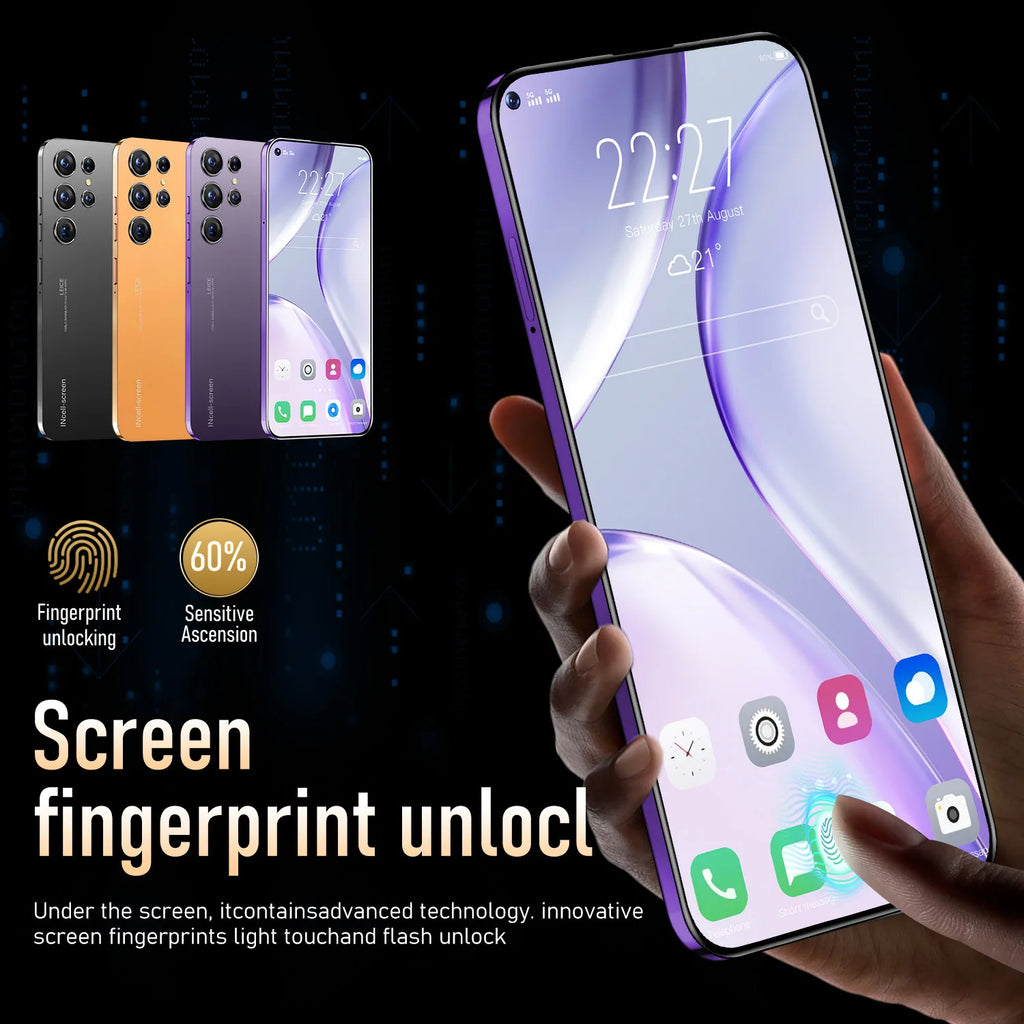 Original Phones S24 ultra Smartphones for S24 ultra 16GB+1TB 5G Dual SIM Cellphone Mobile Phone S24 ultra 5g Smartphone