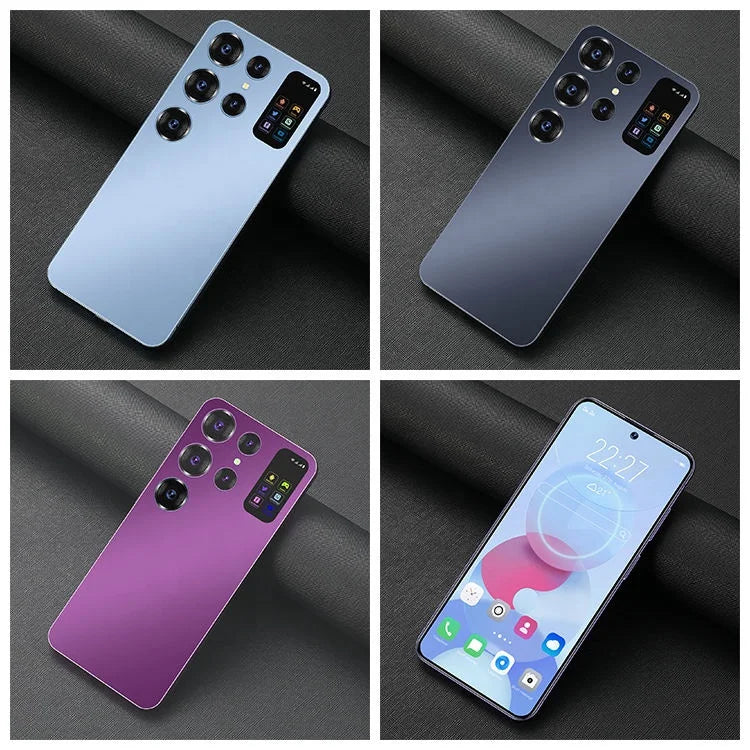 Promotion Custom S24 Ultra Unlocked Mobile Phones Big Screen 5G Smartphone 16gb + 1TB Android13 Dual SIM Card Telefone