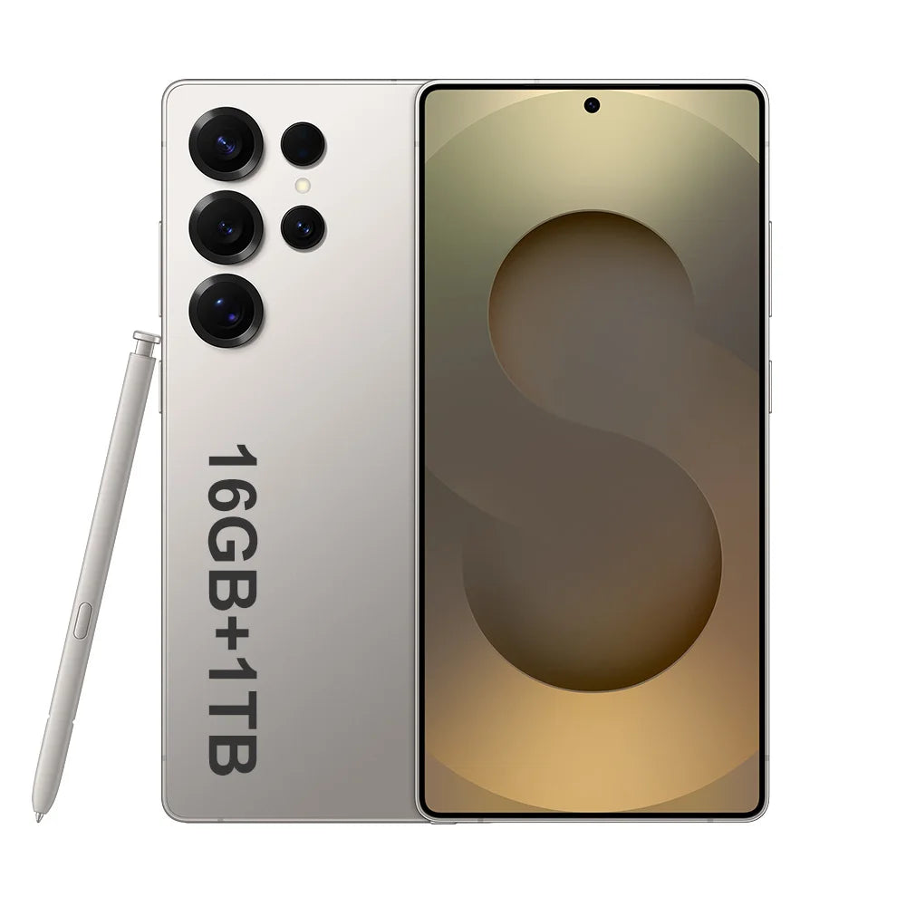 Wholesale S25 Ultra 16gb+1tb Android Smartphone 5g Dual Sim Dual Standby Unlocked Mobile Phone S25 Ultra Smart Phone