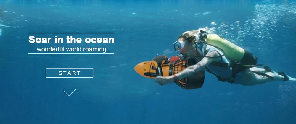 Free Shipping 300W Sea Scooter Underwater Screw, High-Class Diving Equiment Water Scooter(Without Battery)