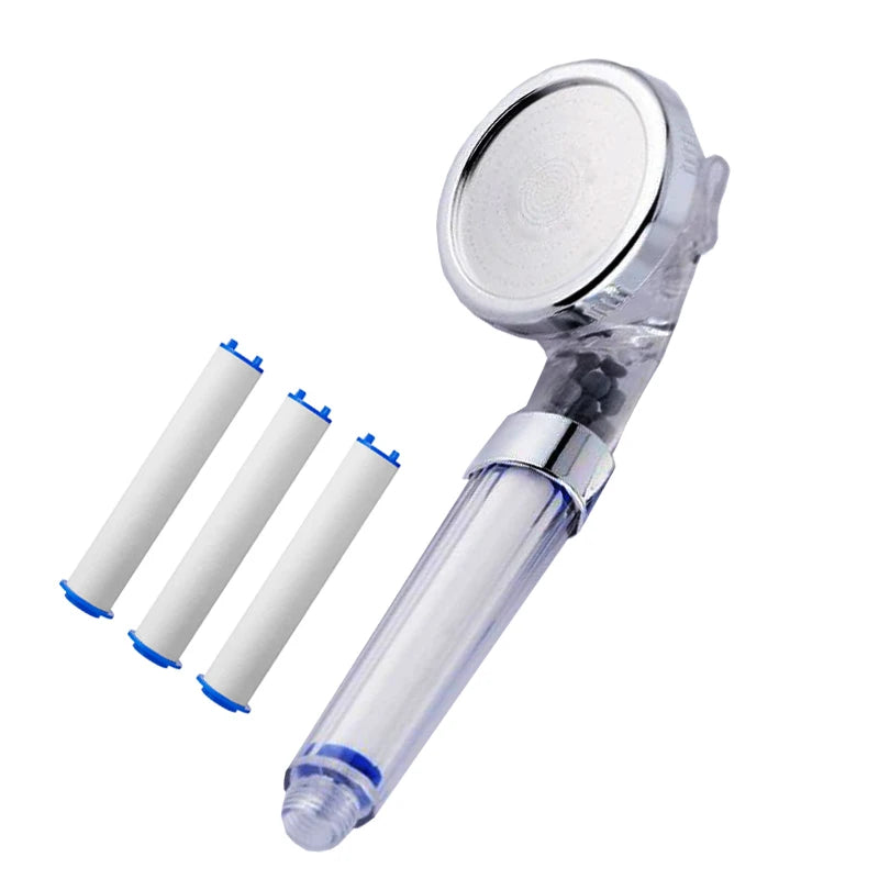 High Quality Bath PP Sediment Cartridge Filtered Shower Head High Pressure Filter Shower Head Rainfall Spa Shower Nozzle