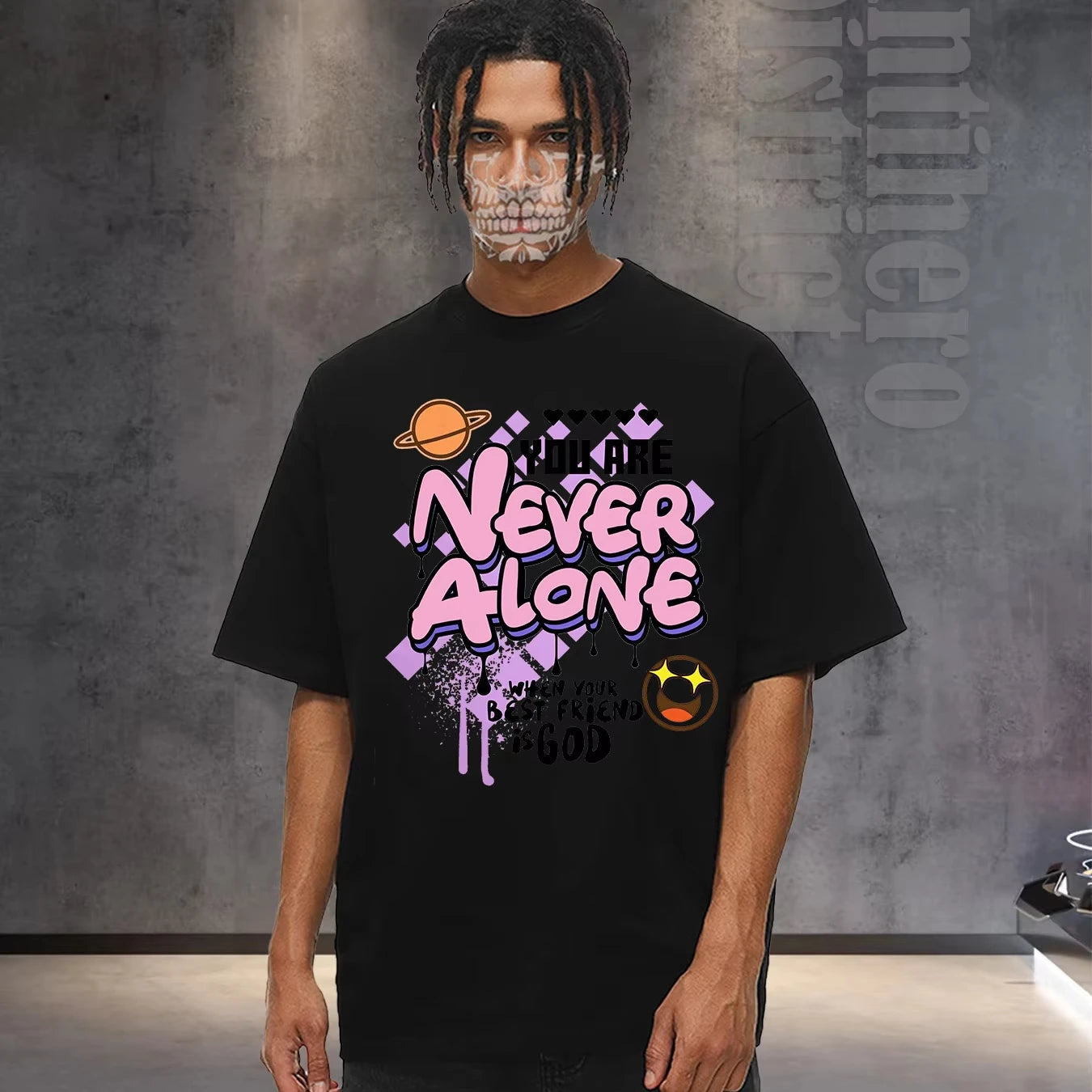 2025 Fashion Mens 100 Cotton Oversize Tee 5 Colors Street Style Comfort USA Warehouse