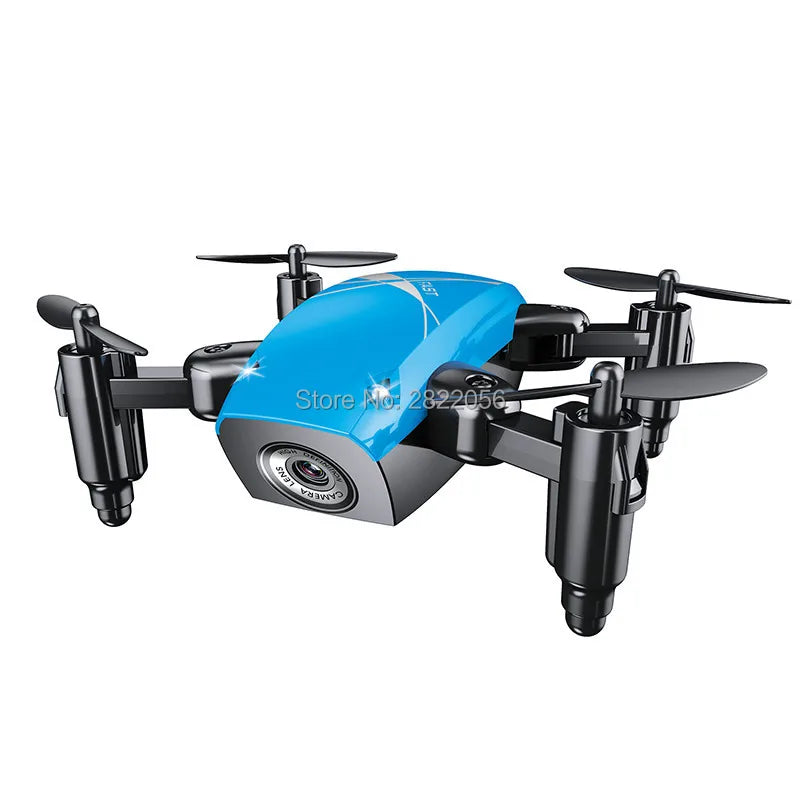 S9HW Mini Drone With Camera HD S9 No Camera Foldable RC Quadcopter Altitude Hold Helicopter WiFi FPV Micro Pocket Drone