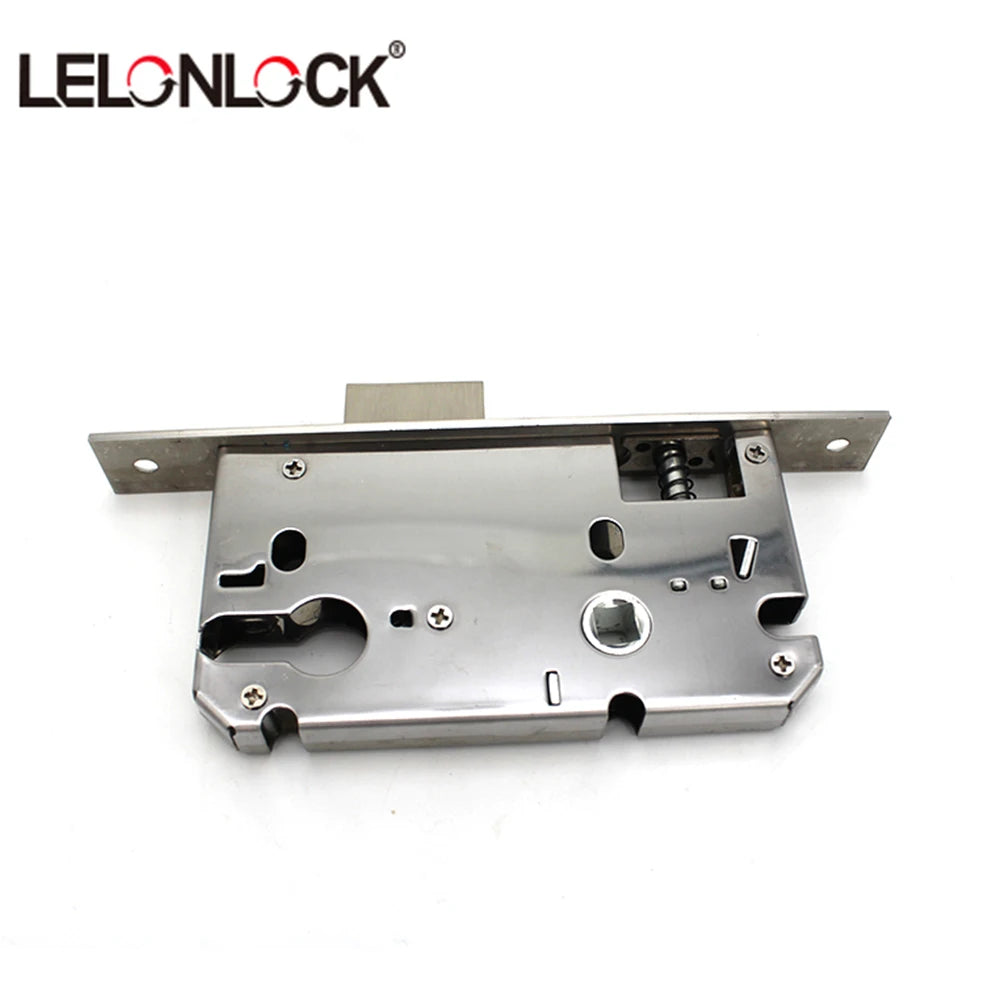 5058 Series Mechanical Anti-theft Silent Door Lock Body 304 Stainless Indoor Lock Body for Wooden Door Mortise Lock