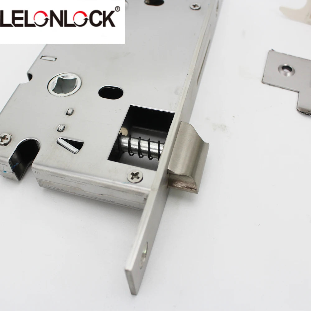 5058 Series Mechanical Anti-theft Silent Door Lock Body 304 Stainless Indoor Lock Body for Wooden Door Mortise Lock