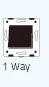 Livolo Luxury White Pearl Crystal Glass, EU standard, Single Glass Panel For 2 Gang  Wall Touch Switch,VL-C7-C2-11 (7 Colors)