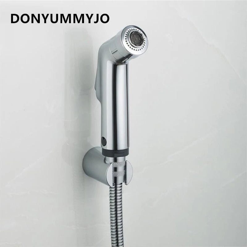 1pc Portable Bidet Sprayer Shattaf Toilet ABS Shower Spray Ass Tail Anal Cleaning Double Mode Bidet Hand Held Thread G1/2'