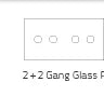 Livolo Luxury White Pearl Crystal Glass, EU standard, Single Glass Panel For 2 Gang  Wall Touch Switch,VL-C7-C2-11 (7 Colors)