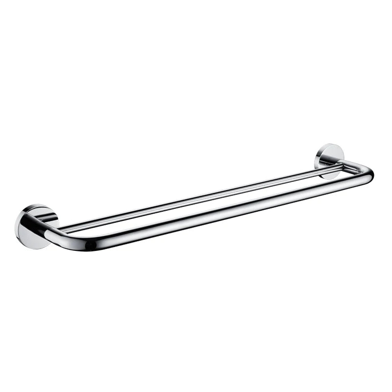 24" Double Towel Bars Stainless Steel 304 Towel Rack Wall Mounted Towel Holder 60CM Towel Rail