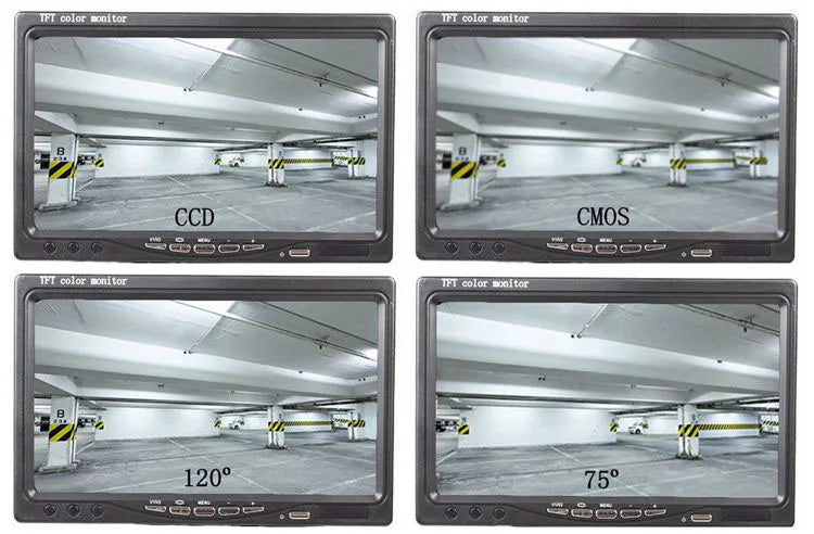 SMALUCK CVBS 12V-24V CCD Van Bus Lorry Car Camera IP68 Waterproof Rear View Reversing Parking Camera IR Night Vision