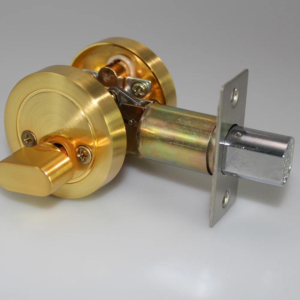 Brighten Gold Invisible Door Dumb Lock Access Door Lock Single Tongue Without Handle Lock